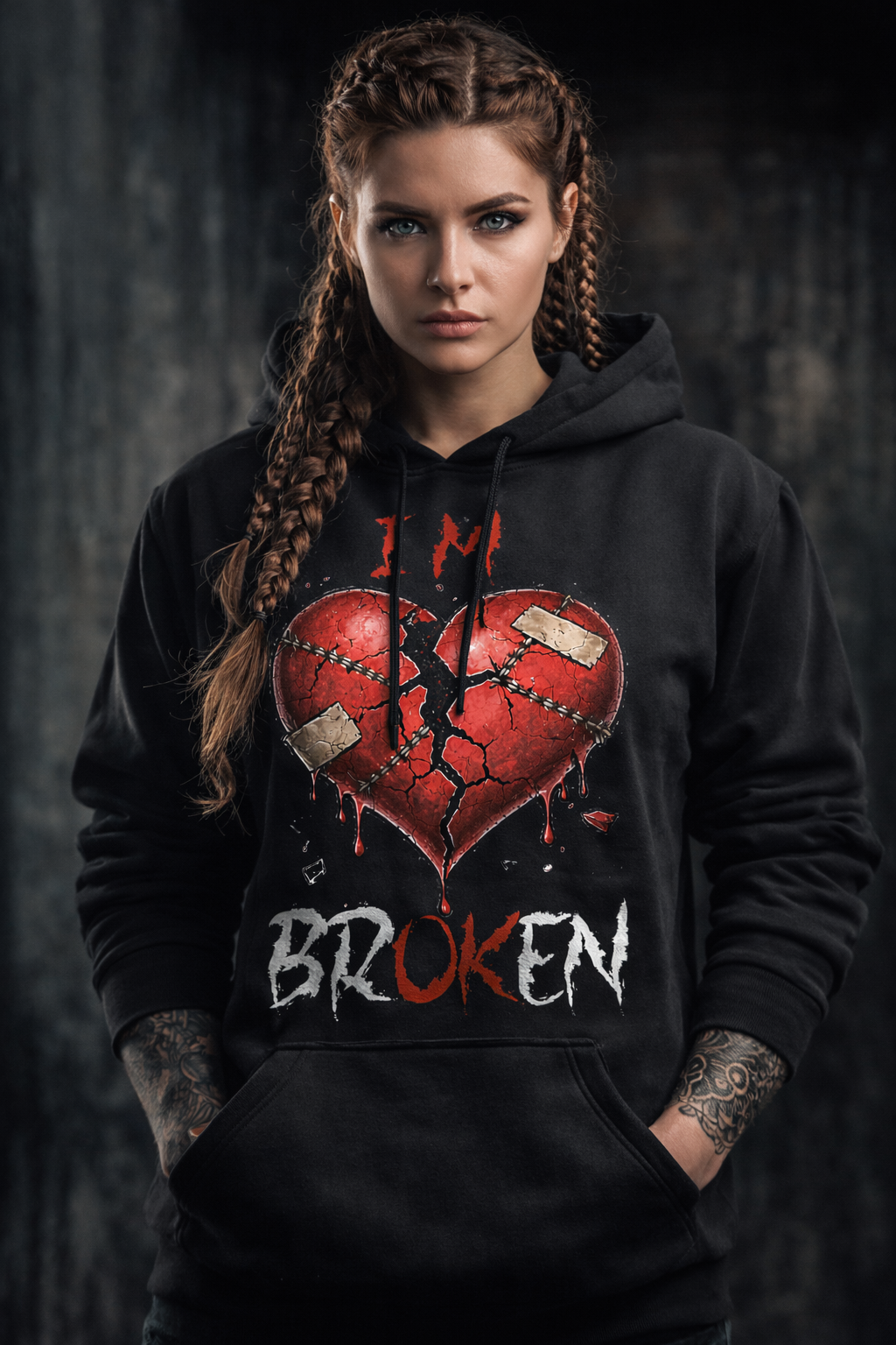I´M Broken - Premium Unisex Hoodie