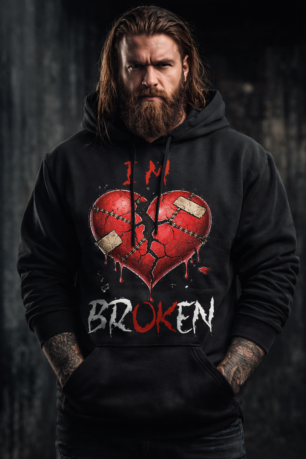 I´M Broken - Basic Unisex Hoodie