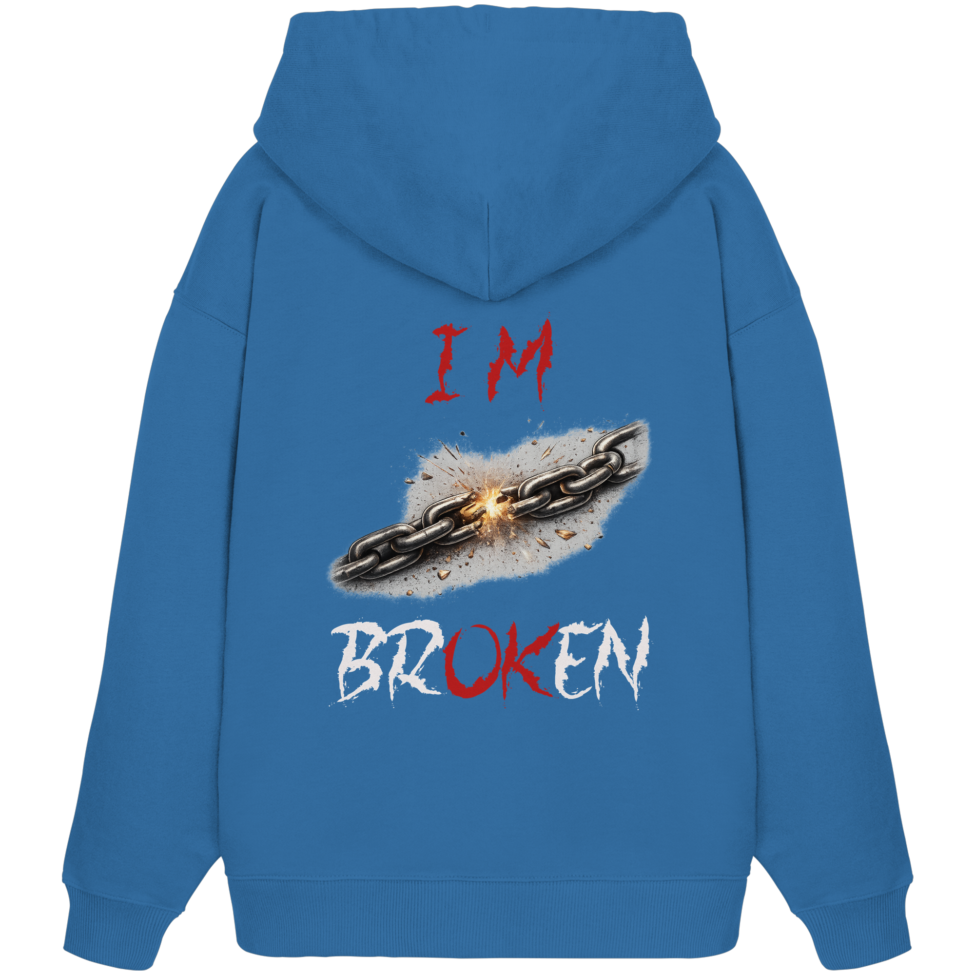 I´M Broken Chain - Organic Oversize Hoodie