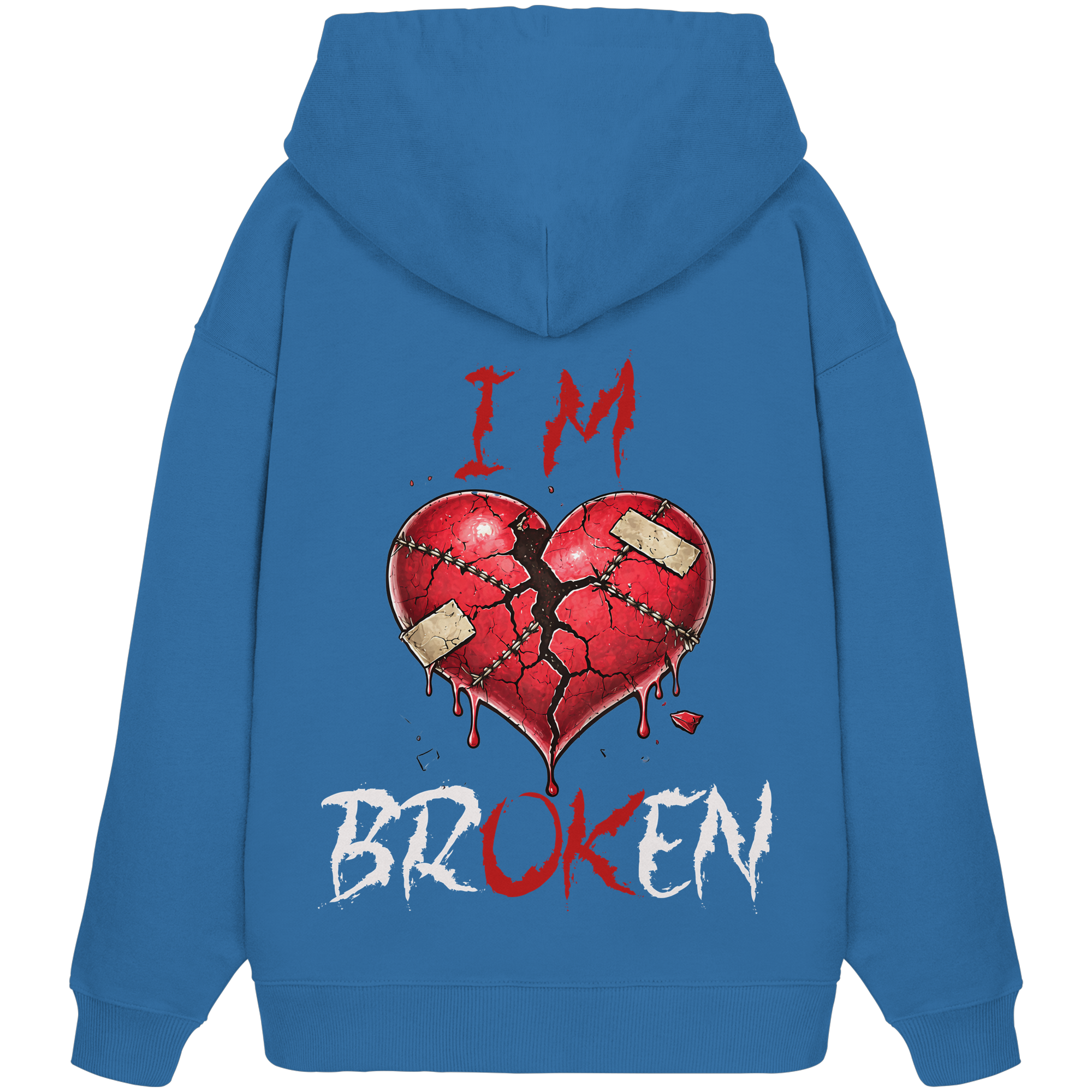 I´M Broken Herz - Organic Oversize Hoodie