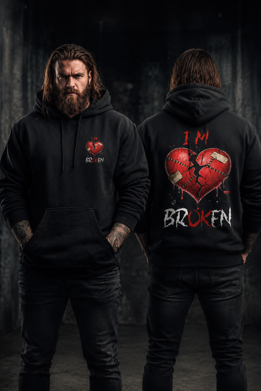 I´M Broken Hoodie - Basic Unisex Hoodie