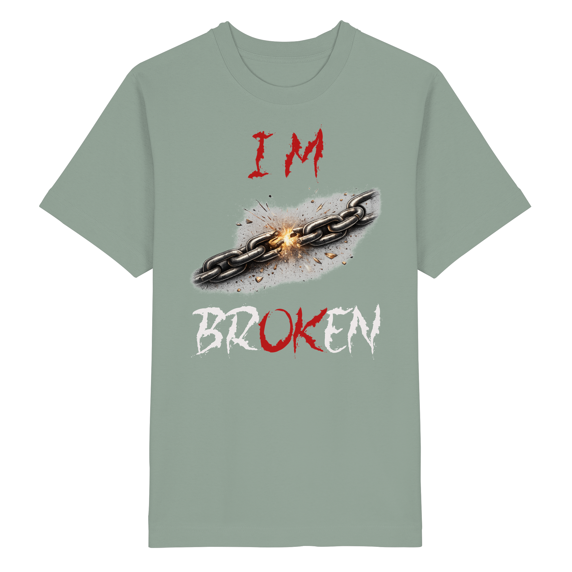 I´M Broken Chain - Heavy Oversized Organic Shirt