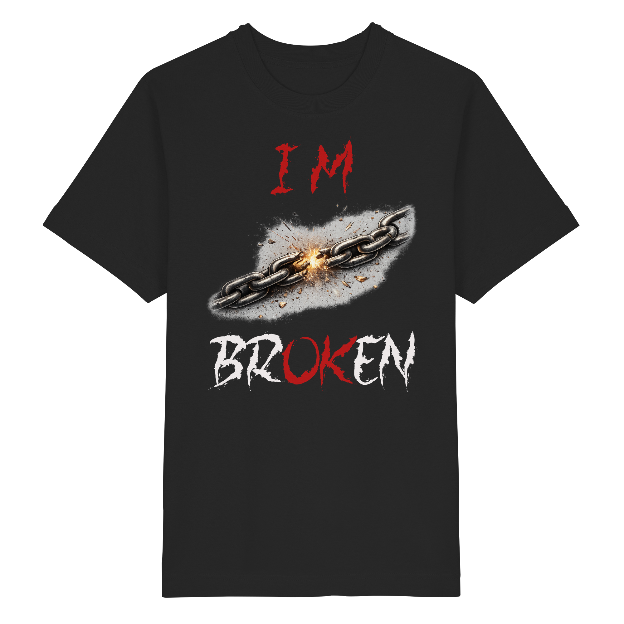 I´M Broken Chain - Heavy Oversized Organic Shirt
