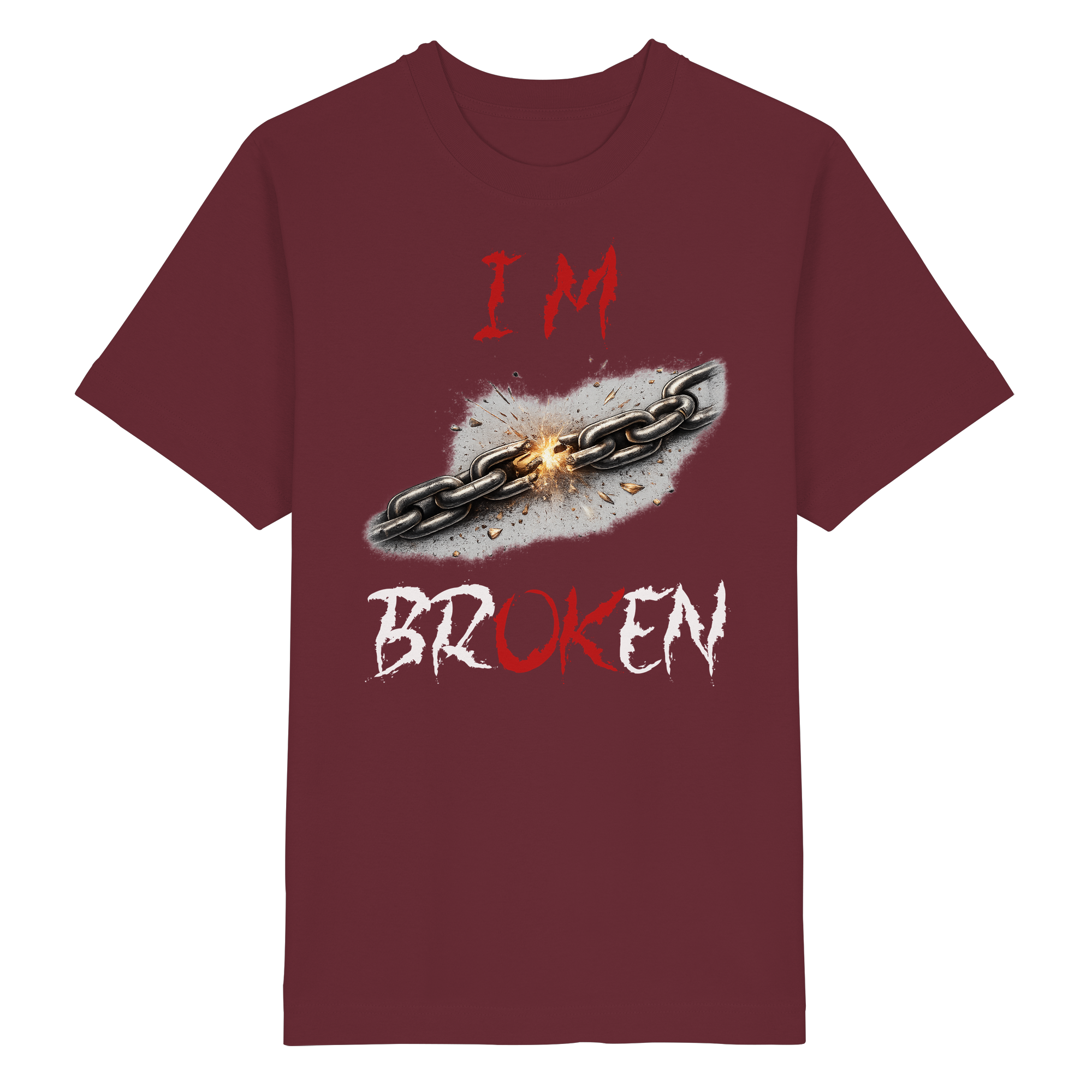 I´M Broken Chain - Heavy Oversized Organic Shirt