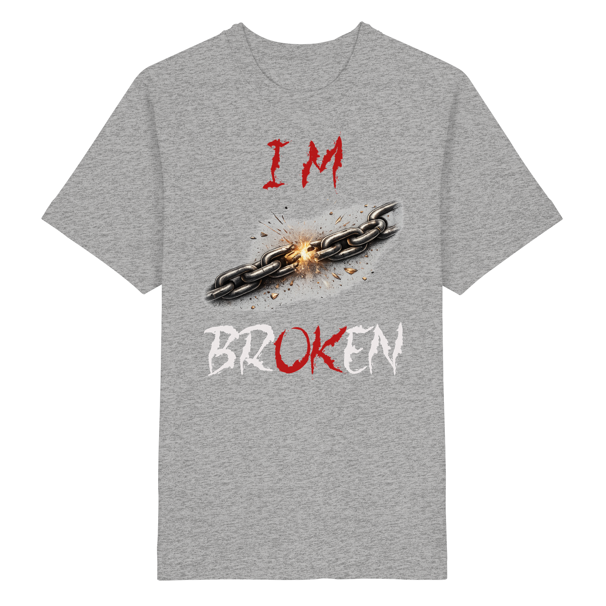 I´M Broken Chain - Heavy Oversized Organic Shirt
