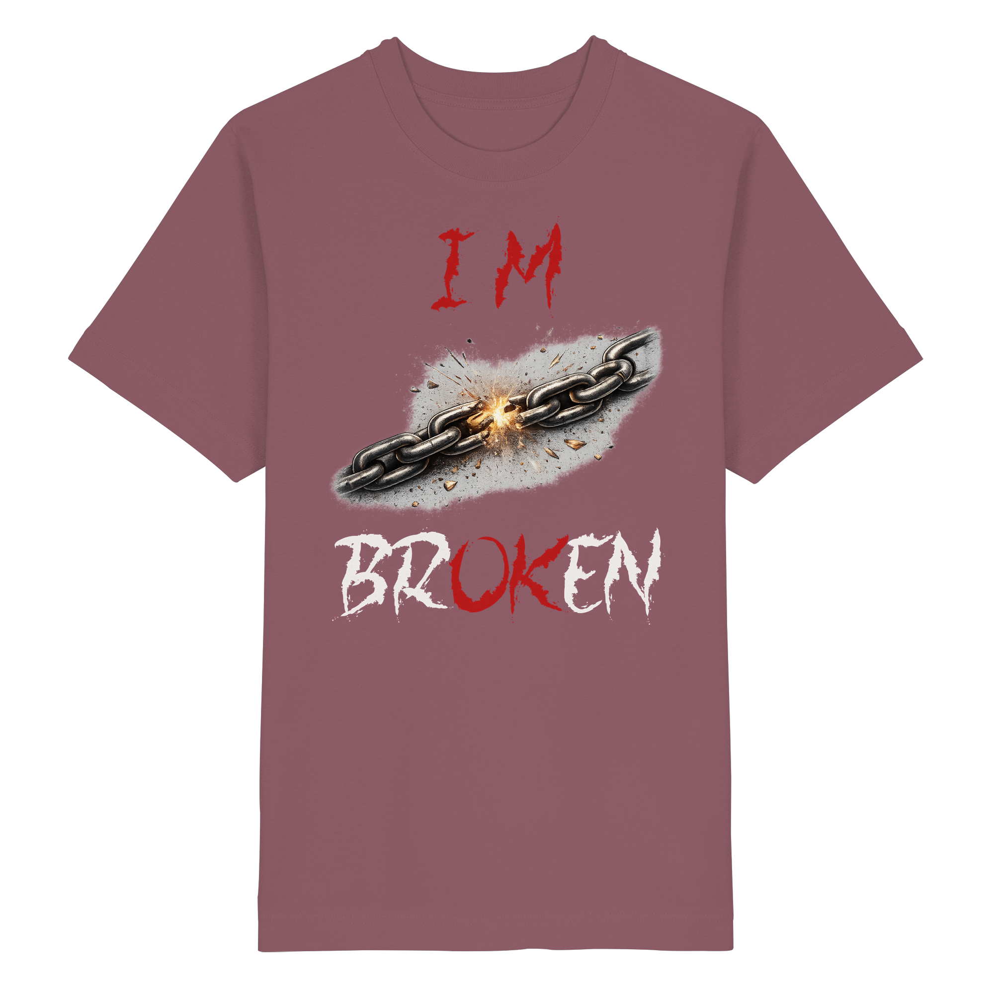 I´M Broken Chain - Heavy Oversized Organic Shirt