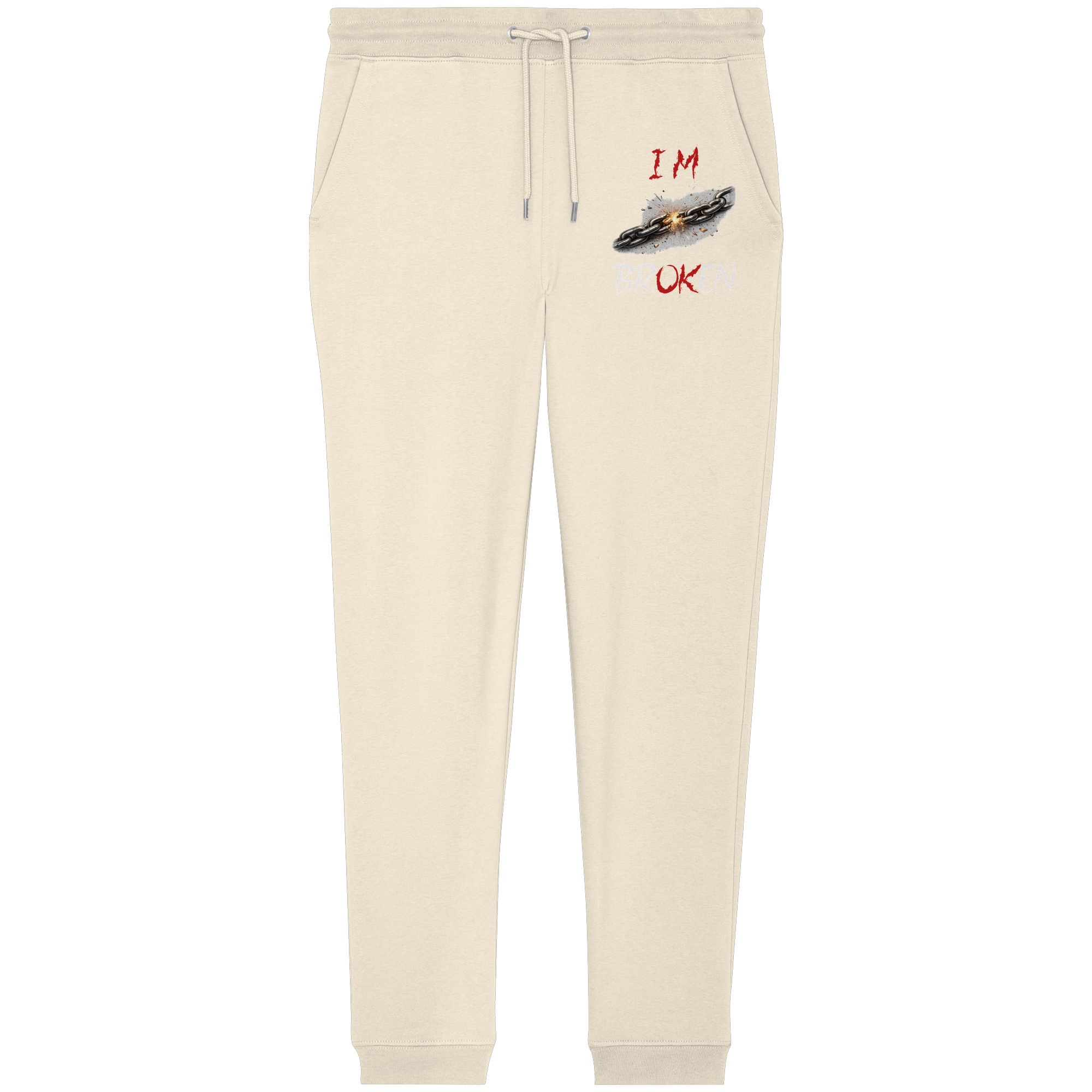 I´M Broken Chain - Organic Jogger Pants