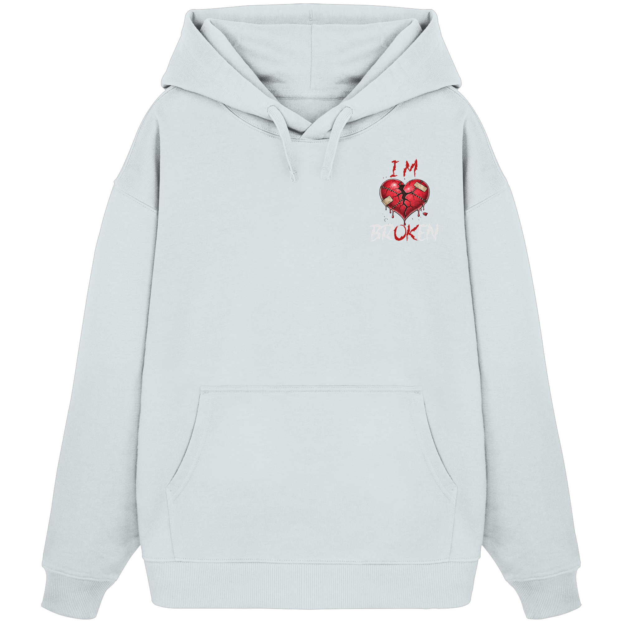 I´M Broken Herz - Organic Oversize Hoodie
