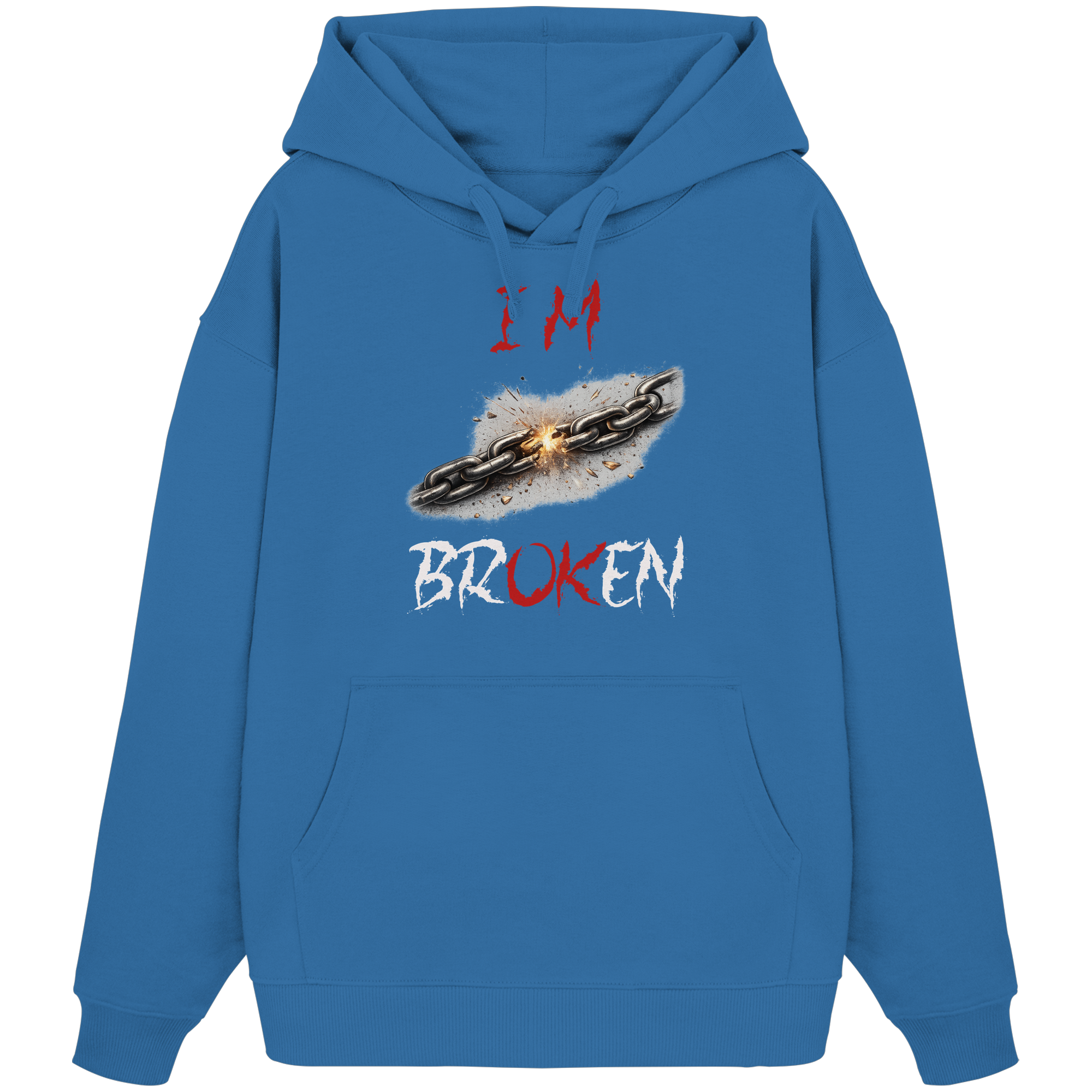 I´M Broken Chain - Organic Oversize Hoodie