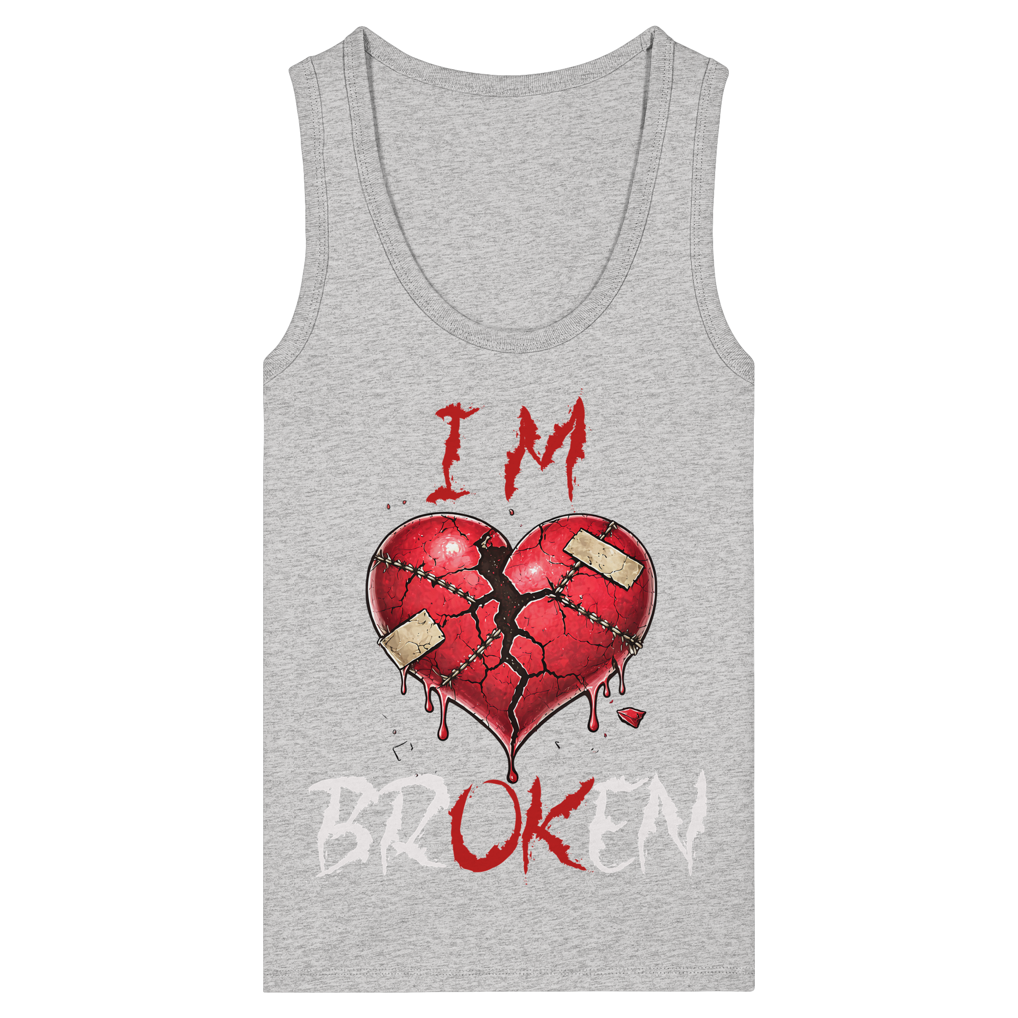 I´M Broken - Womens Organic Fitted Tank Top