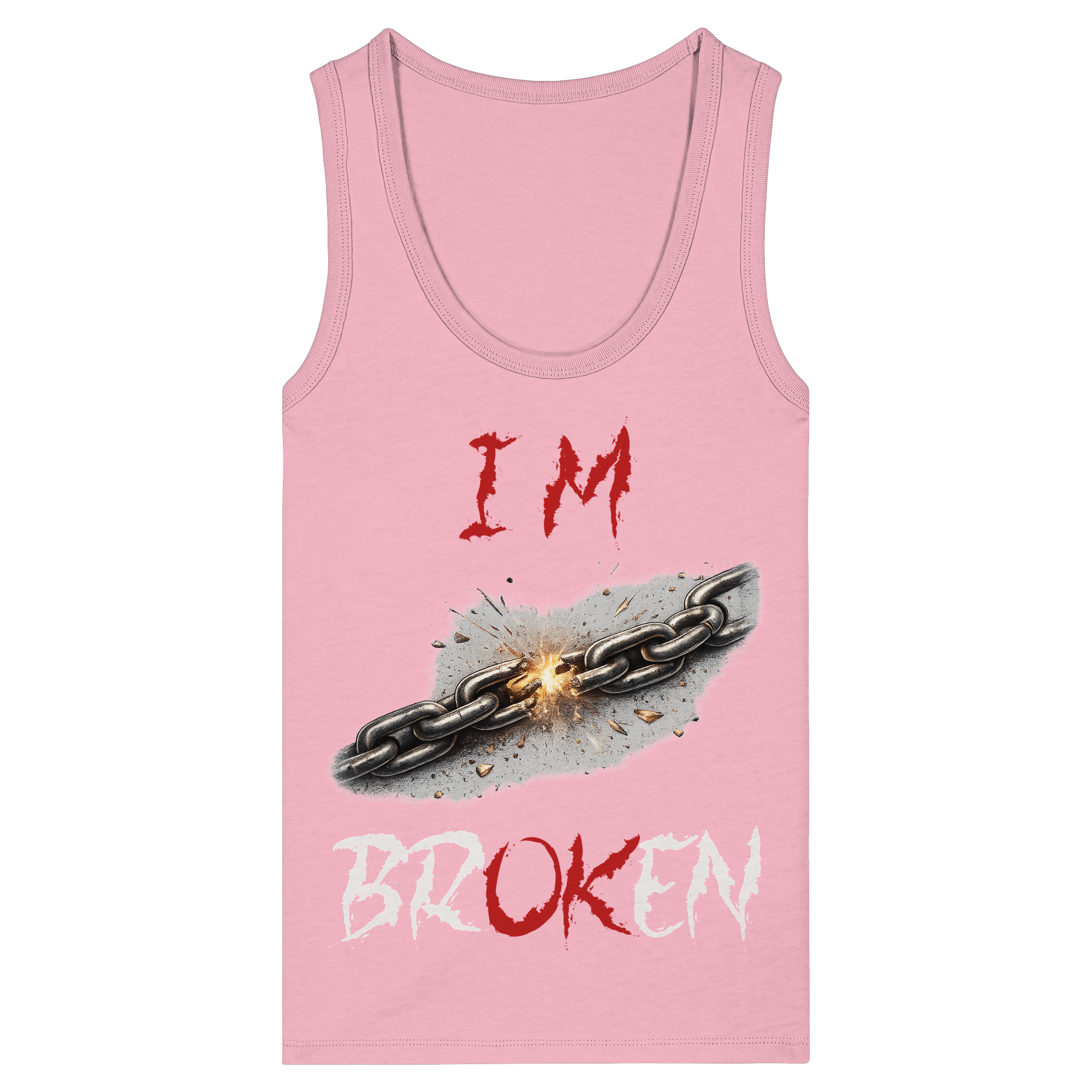 I´M Broken Chain - Womens Organic Fitted Tank Top
