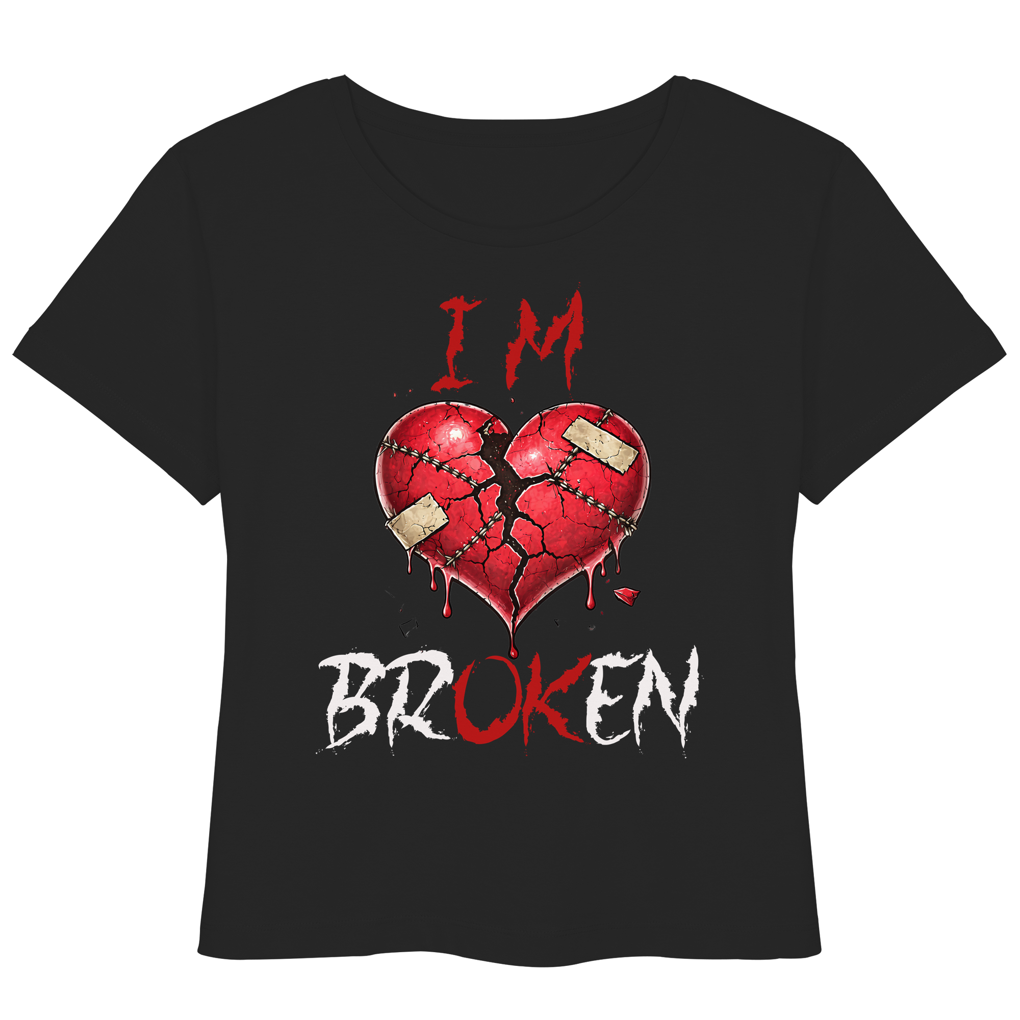 I´M Broken - Womens Organic Lightweight T-Shirt