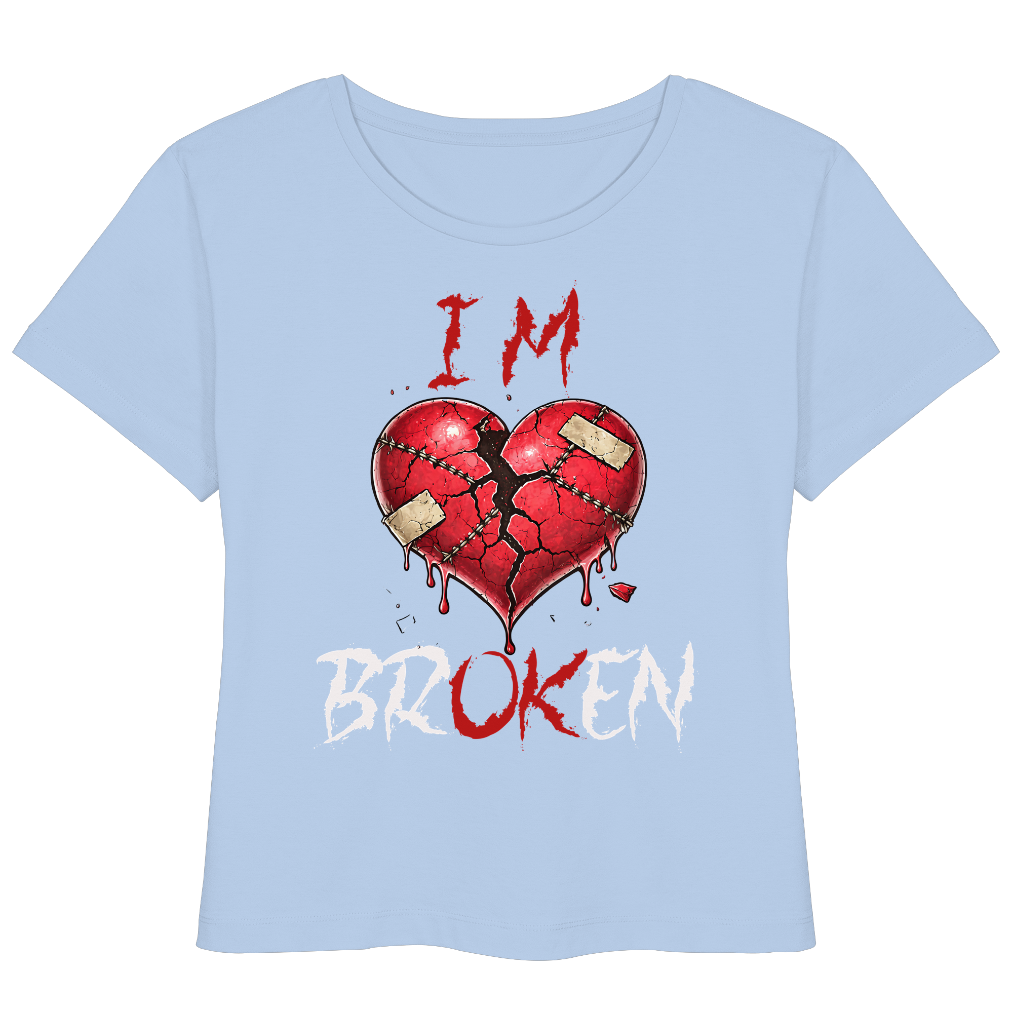 I´M Broken - Womens Organic Lightweight T-Shirt