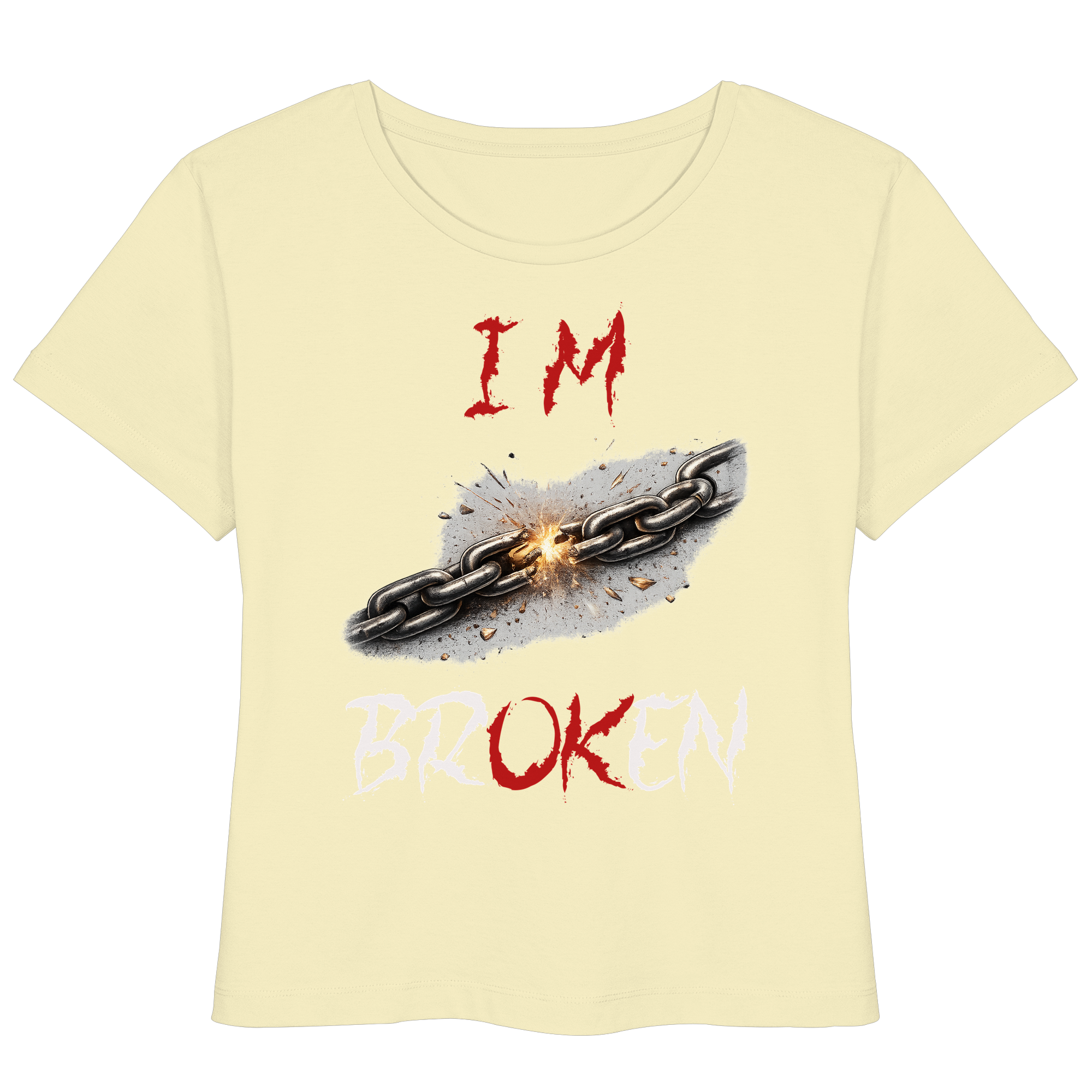 I´M Broken Chain - Womens Organic Lightweight T-Shirt