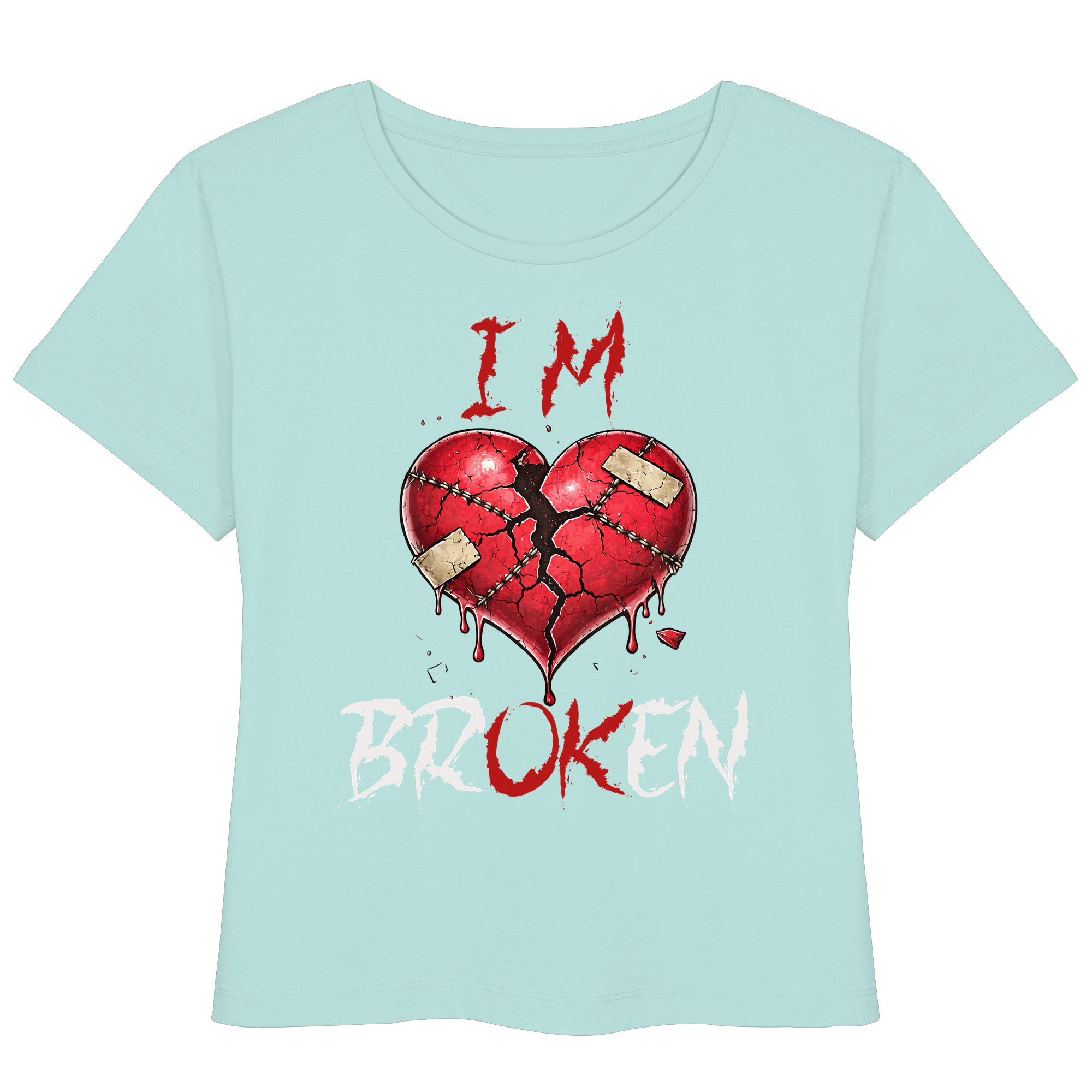I´M Broken - Womens Organic Lightweight T-Shirt