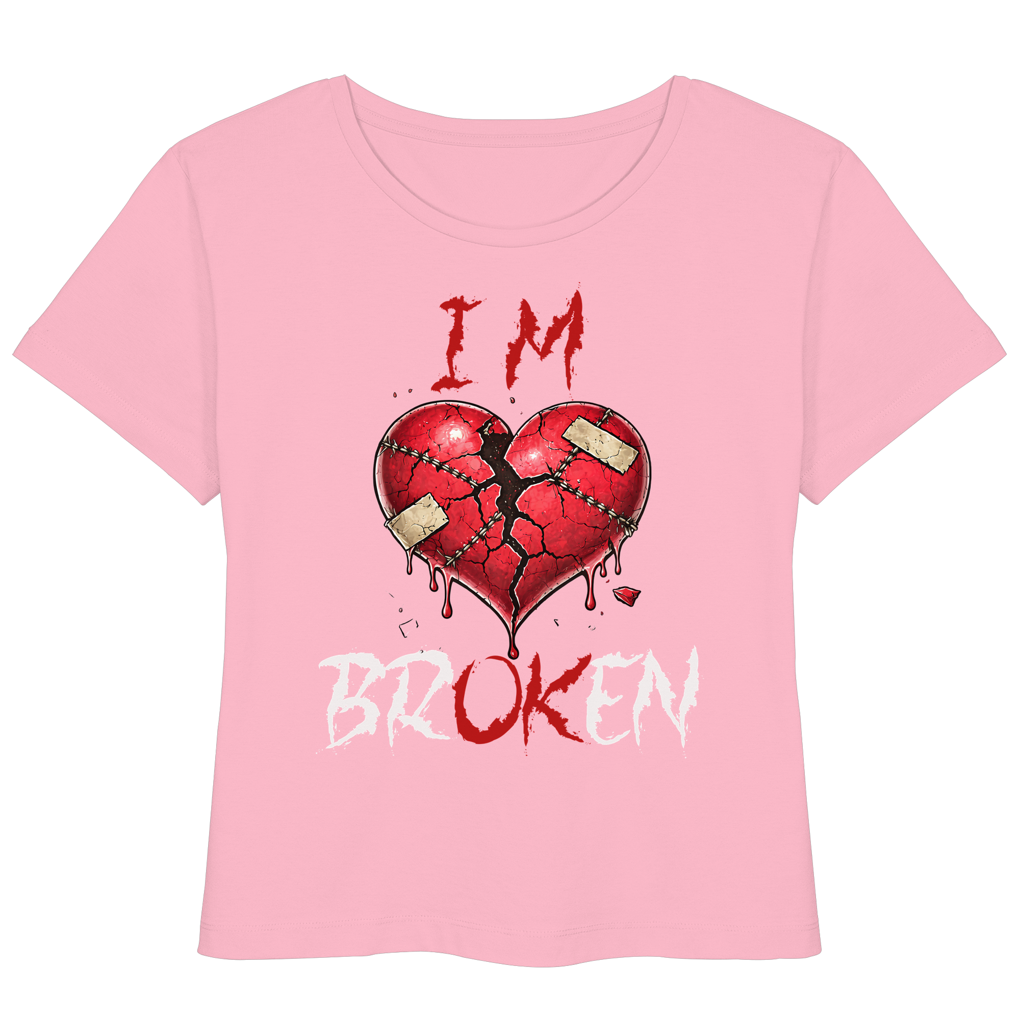I´M Broken - Womens Organic Lightweight T-Shirt
