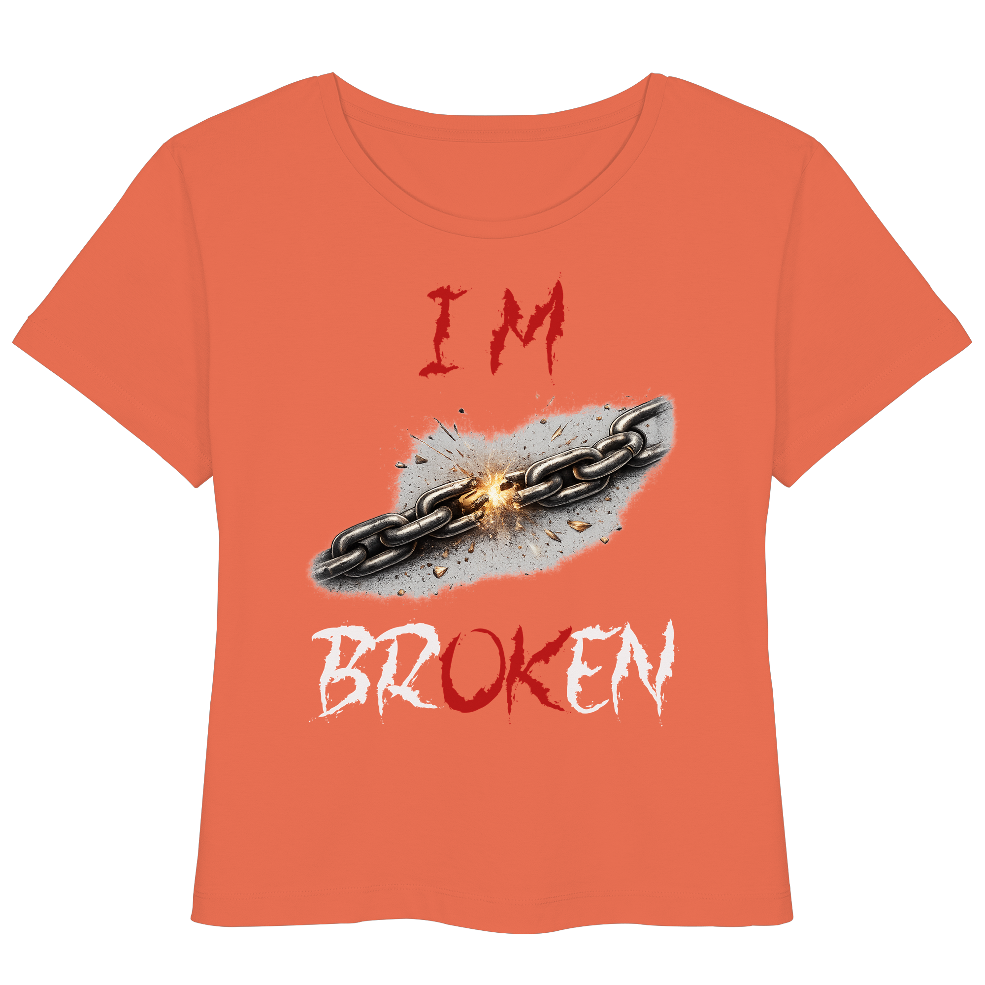 I´M Broken Chain - Womens Organic Lightweight T-Shirt