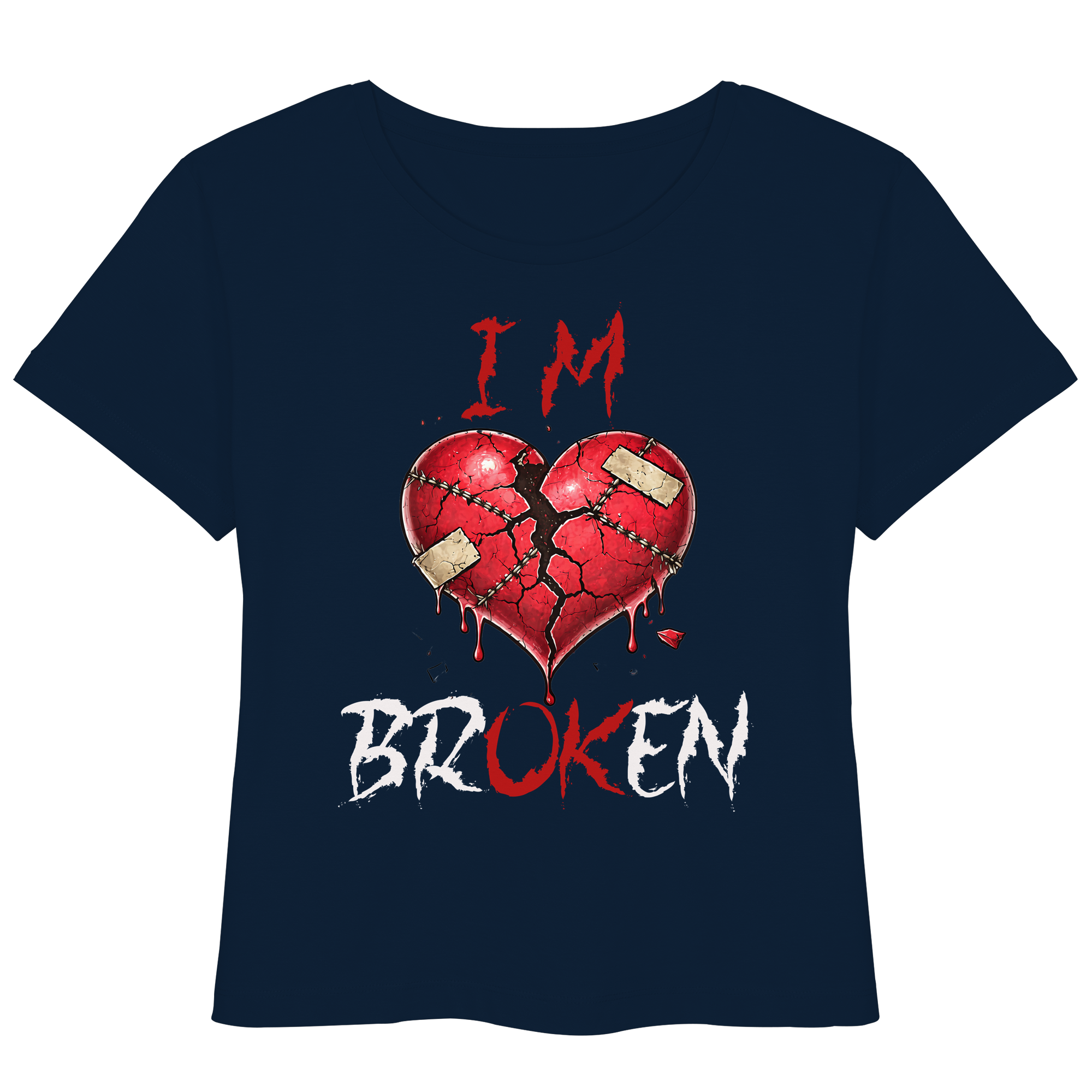 I´M Broken - Womens Organic Lightweight T-Shirt