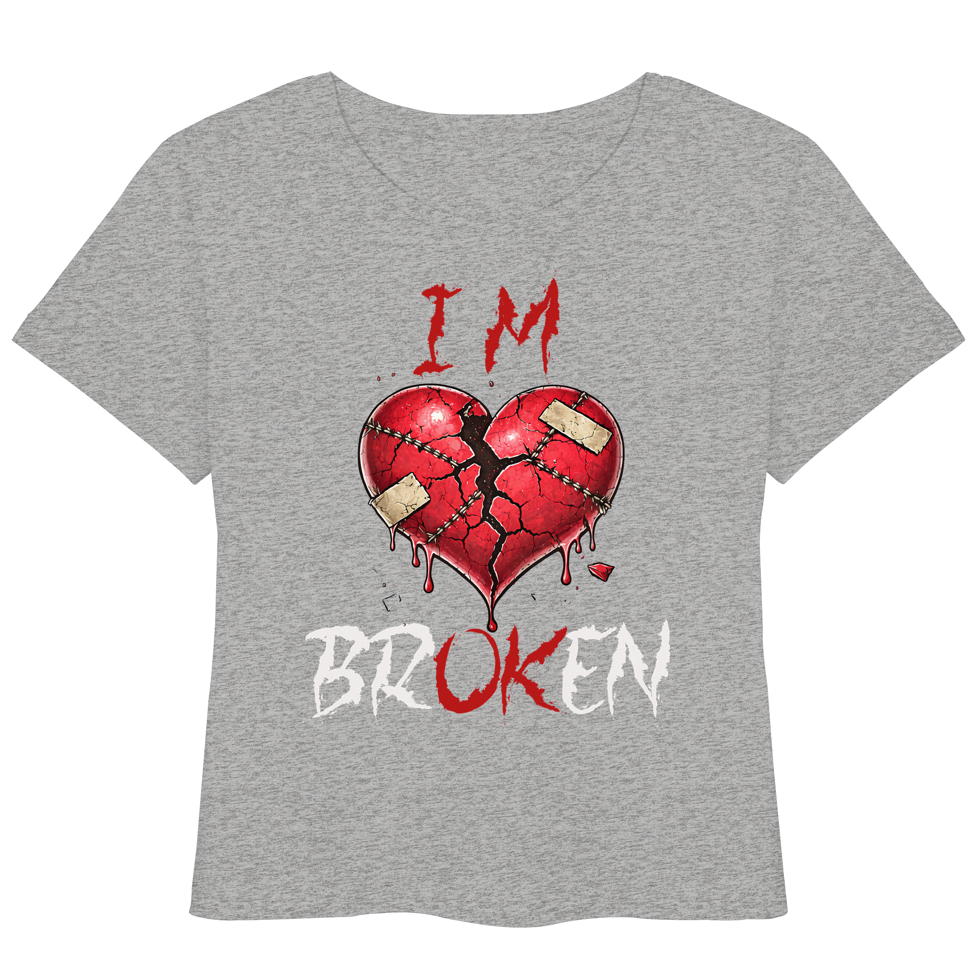 I´M Broken - Womens Organic Lightweight T-Shirt