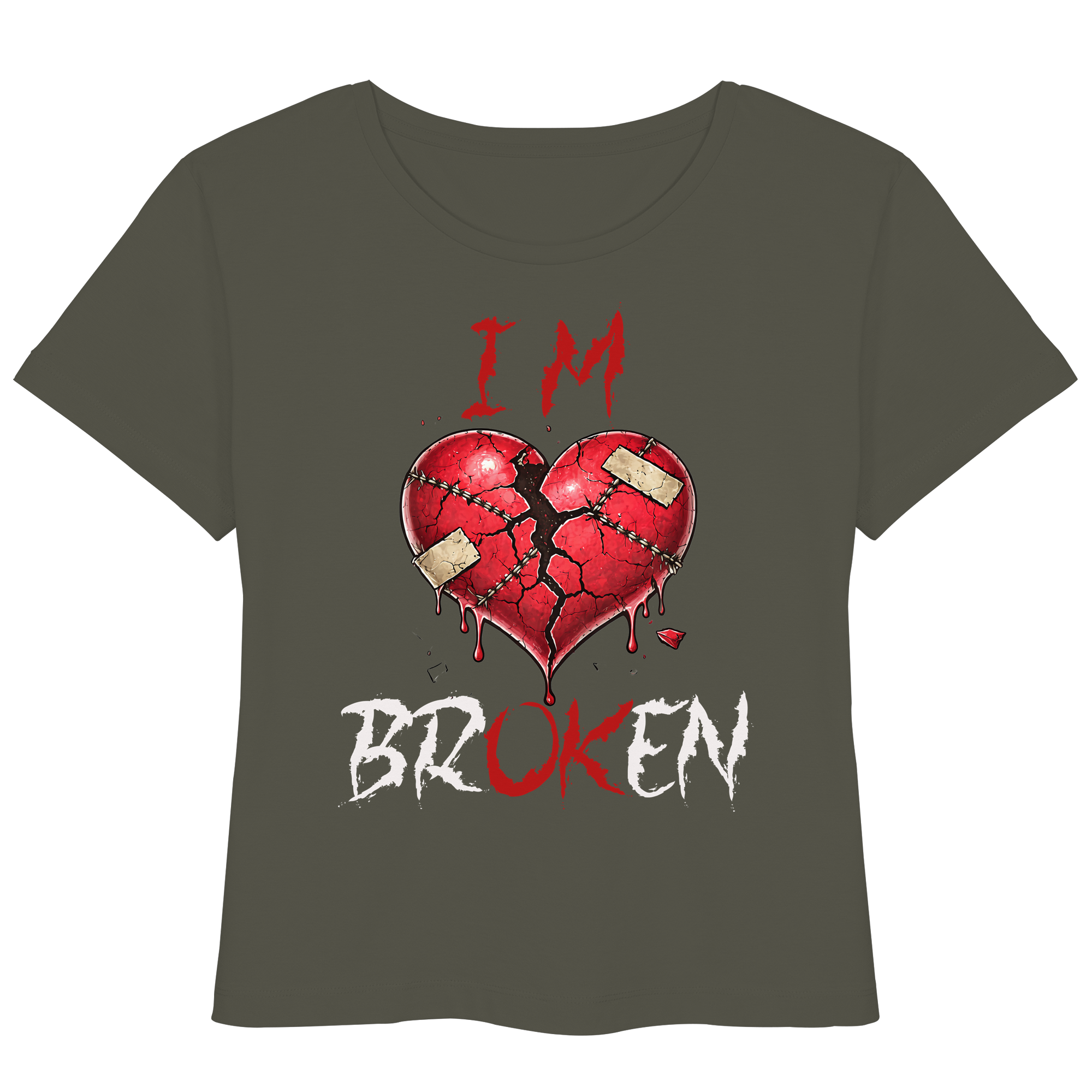 I´M Broken - Womens Organic Lightweight T-Shirt