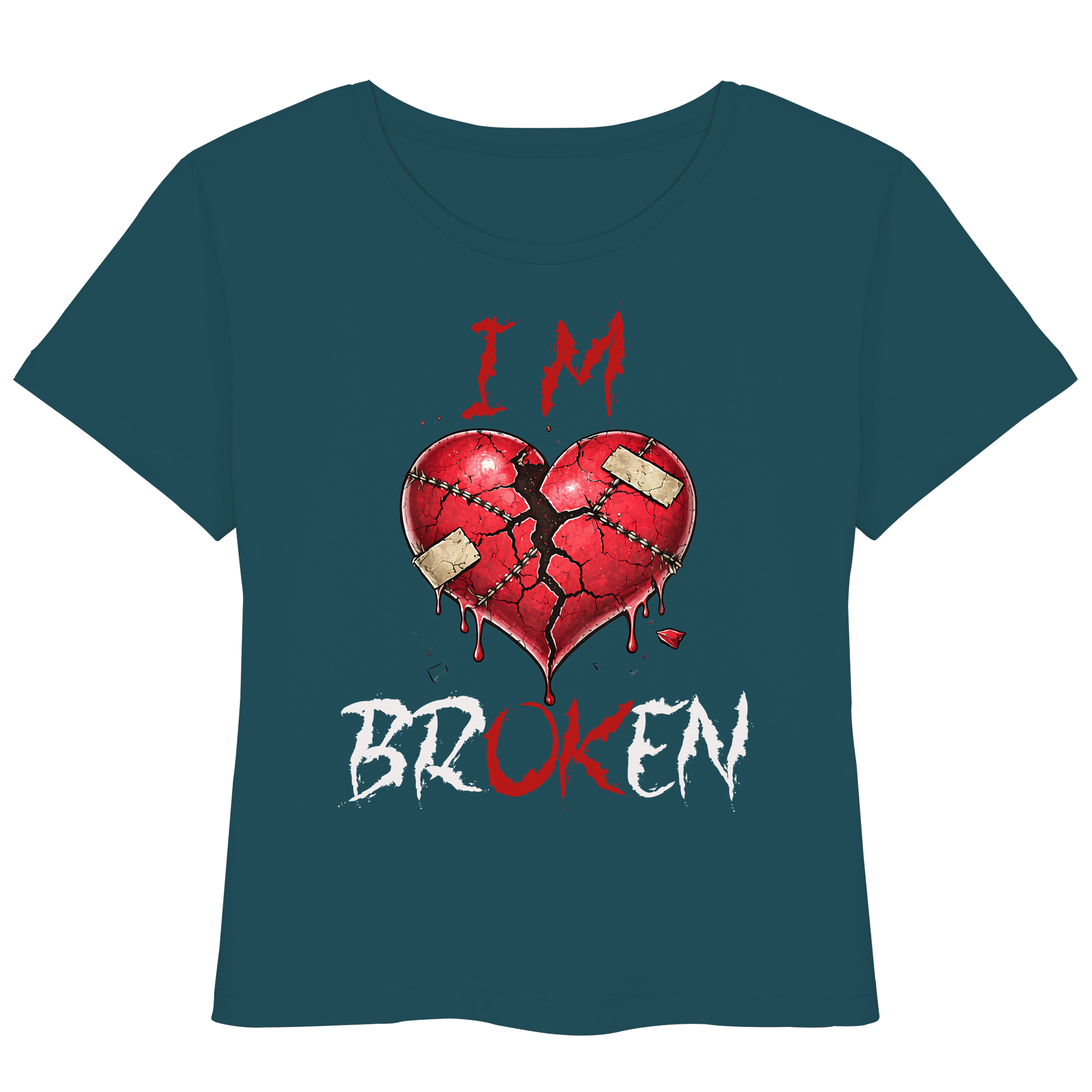 I´M Broken - Womens Organic Lightweight T-Shirt